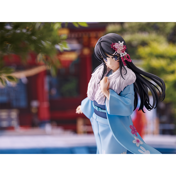 Seishun Aobuta Bunny Girl Senpai Mai Sakurajima Kimono Dress 1/7 Figur Figuren 
